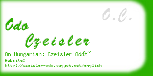 odo czeisler business card